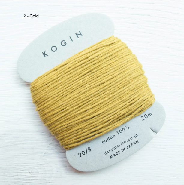 Daruma - Carded Kogin Thread - 20/8 - Various Colors