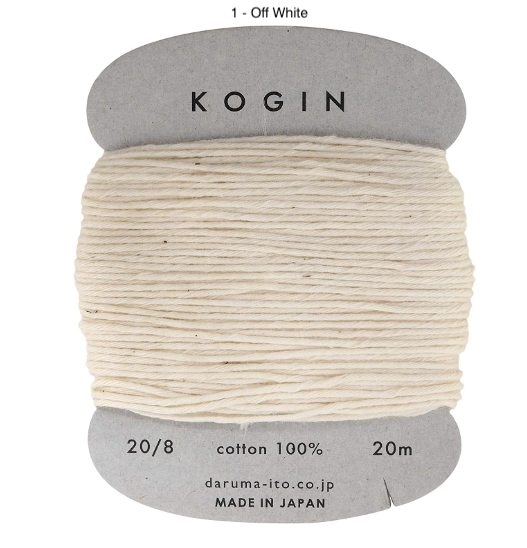 Daruma - Carded Kogin Thread - 20/8 - Various Colors
