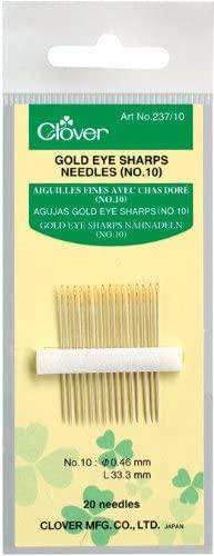 Clover - Gold Eye Sharp - No. 10 - 20 pc.